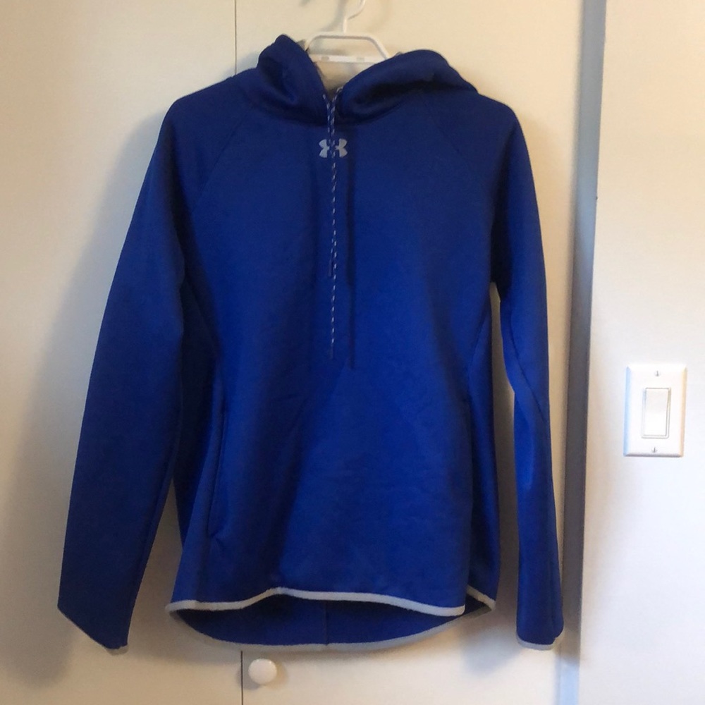 Unisex blue under armour hoodie